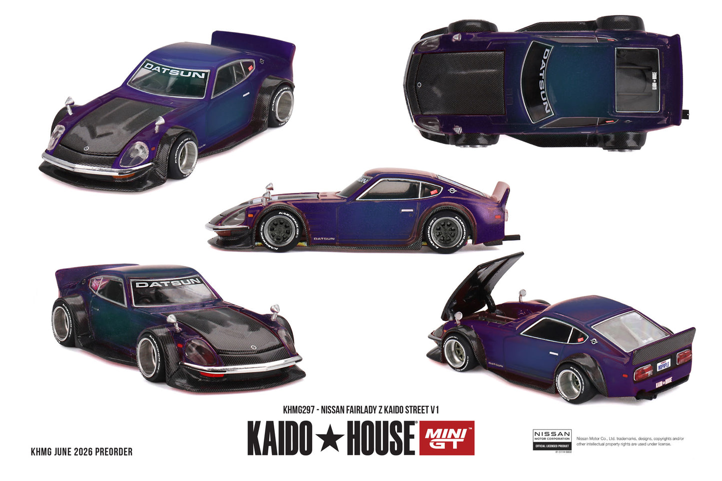 [ETA:  Apr 2027 ] Mini GT x Kaido★House 1/64 Nissan Fairlady Z Kaido Street V1