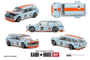 [ETA:  Apr 2027 ] Mini GT x Kaido★House 1/64 Datsun KAIDO 510 GULF Wagon V1
