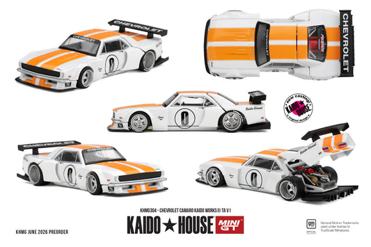 [ETA:  Apr 2027 ] Mini GT x Kaido★House 1/64 Chevrolet Camaro KAIDO WORKS TA V1