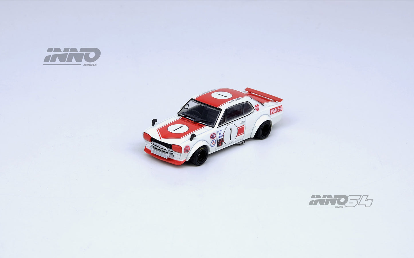 [ETA:  Jul 2025 ] Inno64 1/64 NISSAN SKYLINE 2000 GT-R KPGC10 #1 
Takahashi Kunimitsu Fuji Masters 250Km 1971