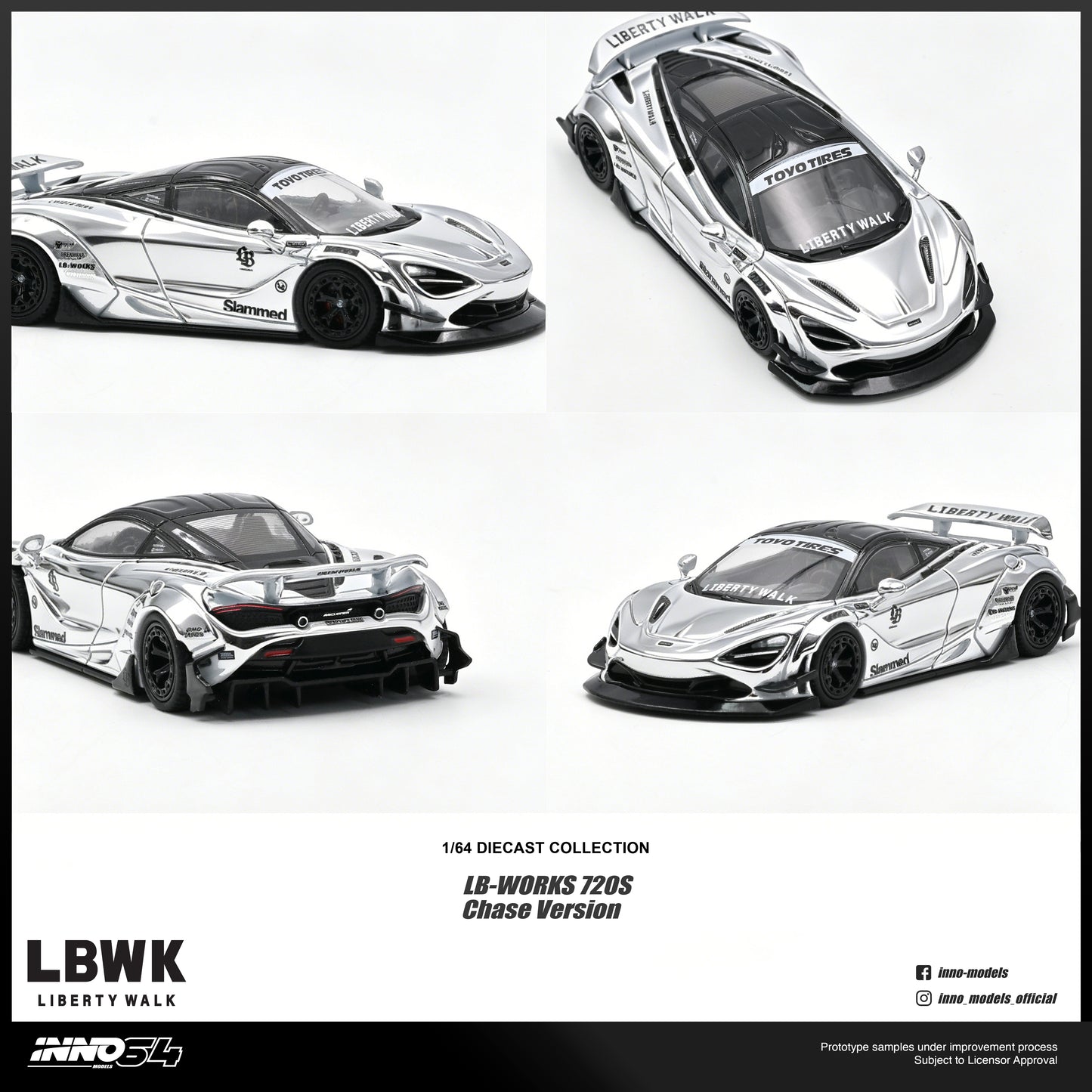 [ETA:  Nov 2026 ] Inno64 1/64 LIBERTY WALK 720S **With Chance of Chase****