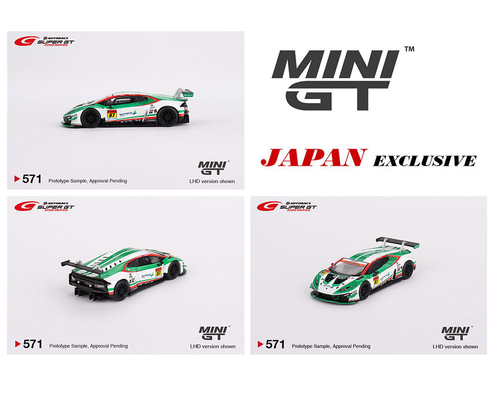 [ETA:  October 2023 ] Mini GT 1:64 Super GT 2022 Lamborghini Huracán GT3 EVO #87 JLOC– Japan Exclusive