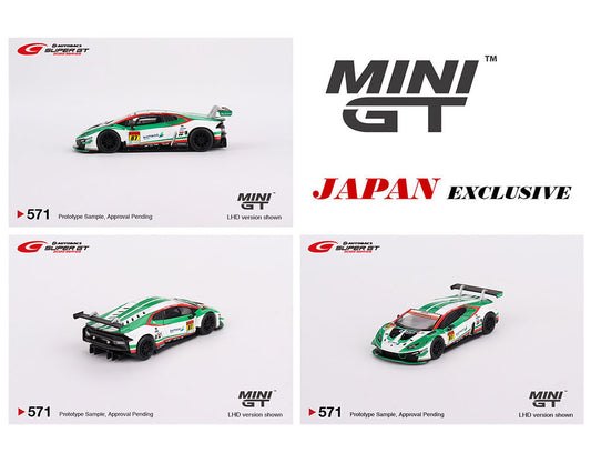 Mini GT 1/64 Super GT 2022 Lamborghini Huracán GT3 EVO #87 JLOC– Japan Exclusive ***in clamshell blisters***