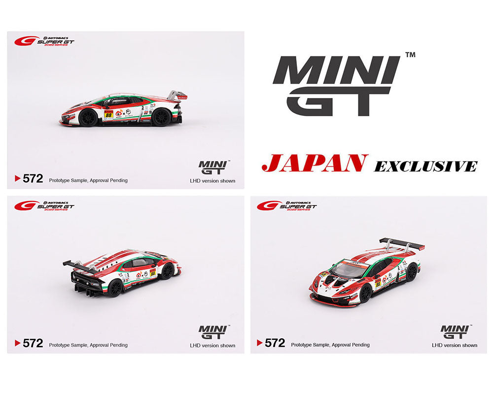 [ETA:  October 2023 ] Mini GT 1:64 Japan Exclusive Super GT 2022 Lamborghini Huracán GT3 EVO #88 JLOC – Japan Exclusive
