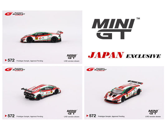 Mini GT 1/64 Super GT 2022 Lamborghini Huracán GT3 EVO #88 JLOC – Japan Exclusive ***in clamshell blisters***