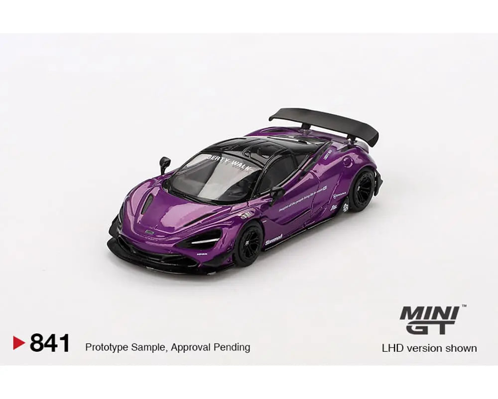 [ETA:  Jun 2025 ] Mini GT 1/64 McLaren 720S LB★Works Purple