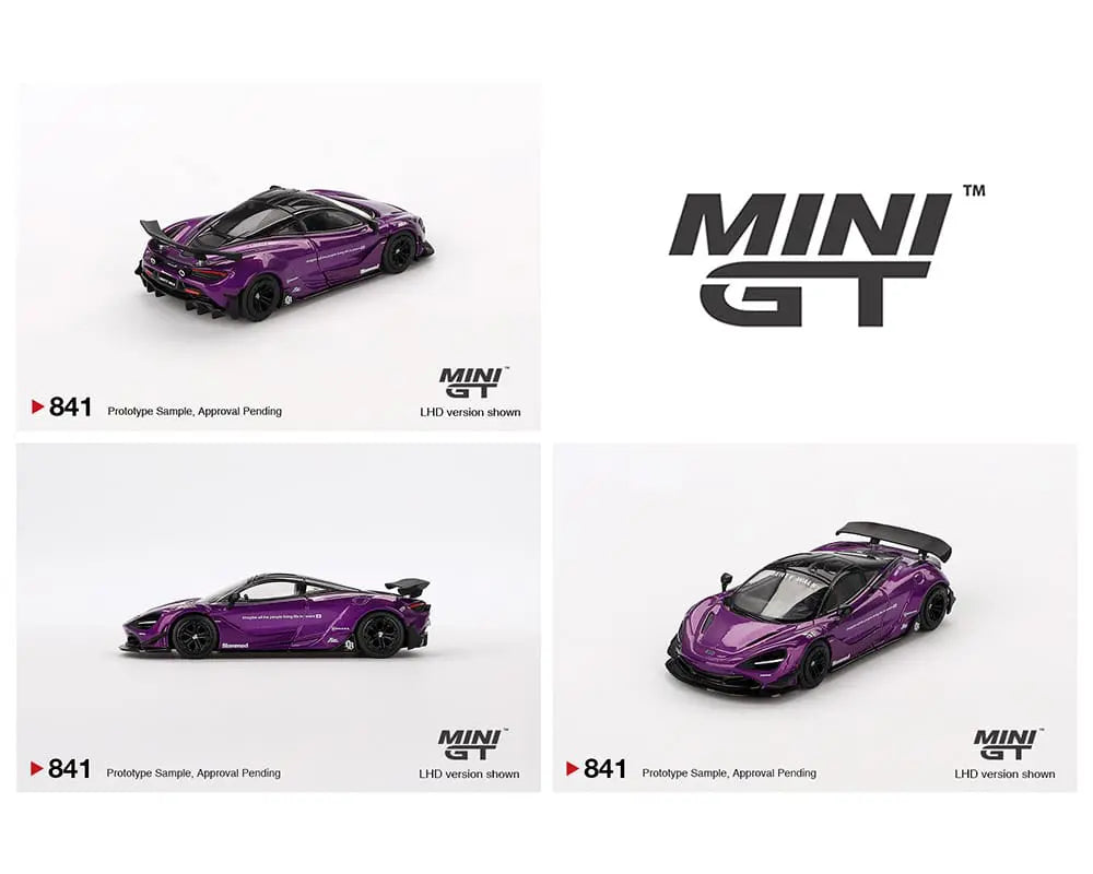 [ETA:  Jun 2025 ] Mini GT 1/64 McLaren 720S LB★Works Purple