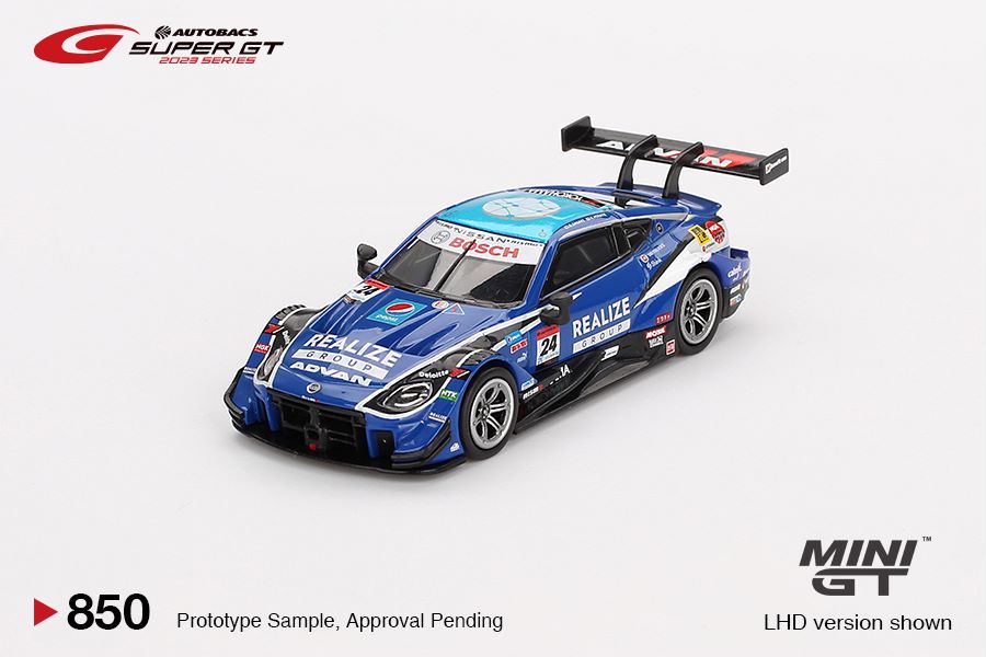 [ETA:  Jun 2025 ] Mini GT 1/64 Nissan Z GT500 #24 "REALIZE CORPORTATION ADVAN Z"  KONDO RACING 2023 SUPER GT SERIES