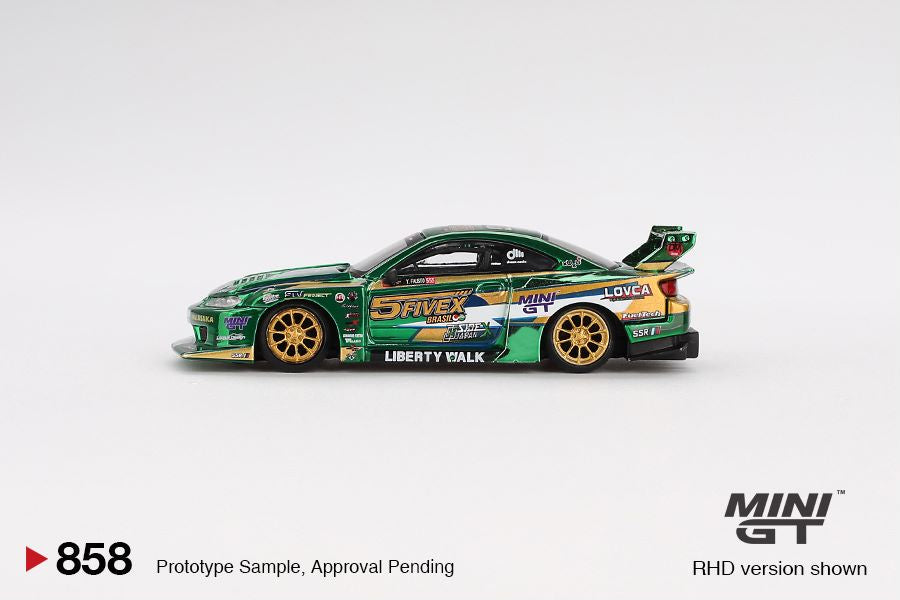 [ETA:  Apr 2025 ] Mini GT 1/64 Nissan LB-Super Silhouette S15 SILVIA LBWK 2024 Fausto Racing