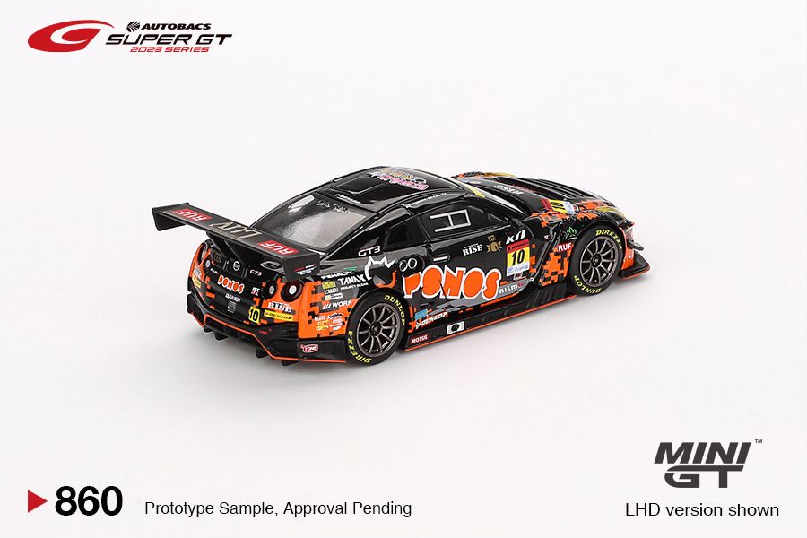 [ETA:  May 2025 ] Mini GT 1/64 Nissan GT-R NISMO GT3 
#10 "PONOS GAINER GT-R" GAINER 
2023 SUPER GT SERIES  / SUPER GT Blister Packaging