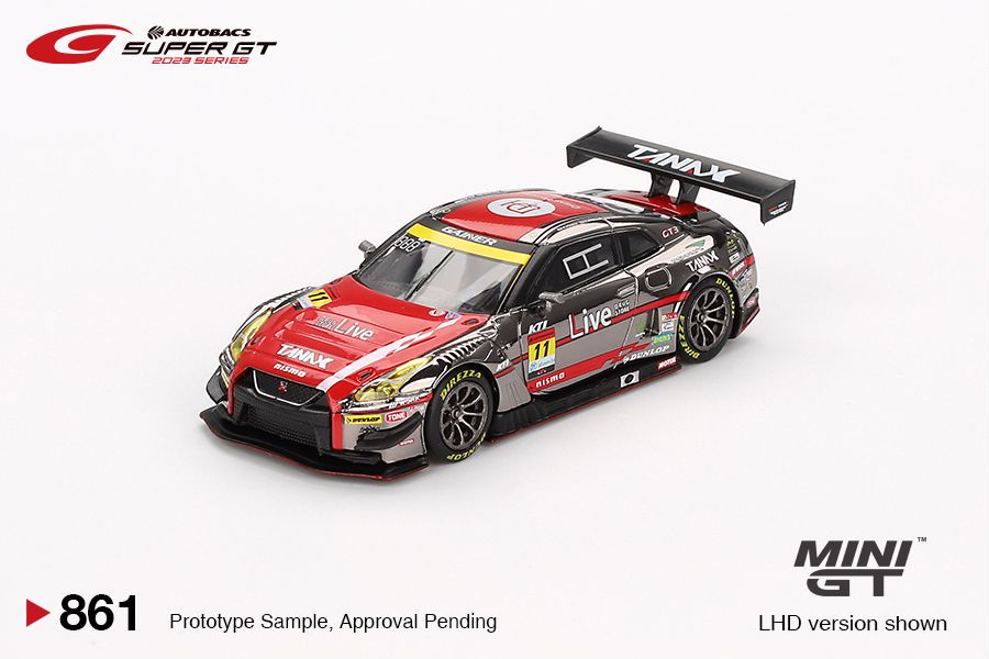 [ETA:  May 2025 ] Mini GT 1/64 Nissan GT-R NISMO GT3 
#11 "GAINER TANAX GT-R" GAINER 
2023 SUPER GT SERIES  / SUPER GT Blister Packaging