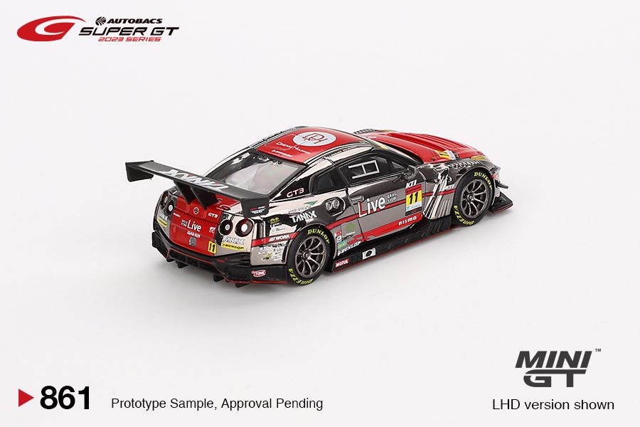 [ETA:  May 2025 ] Mini GT 1/64 Nissan GT-R NISMO GT3 
#11 "GAINER TANAX GT-R" GAINER 
2023 SUPER GT SERIES  / SUPER GT Blister Packaging