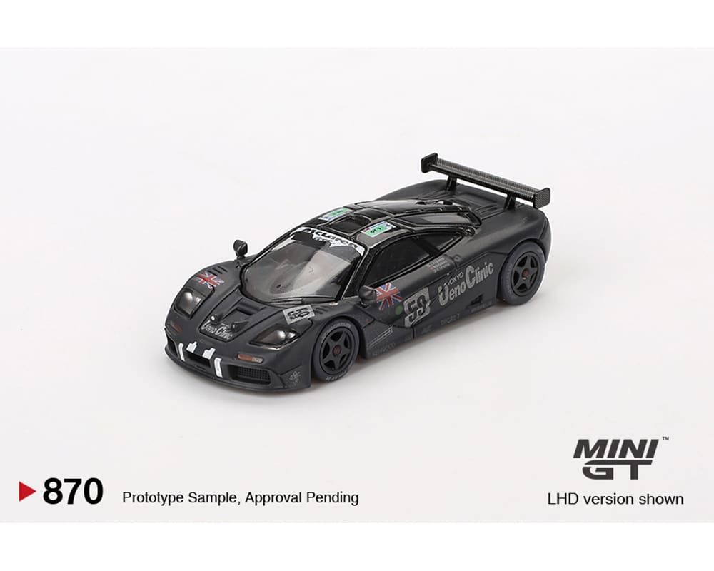 [ETA:  Jun 2025 ] Mini GT 1/64 McLaren F1 GTR #59 1995 Le Mans 24Hr Winner Post-Race Weathered