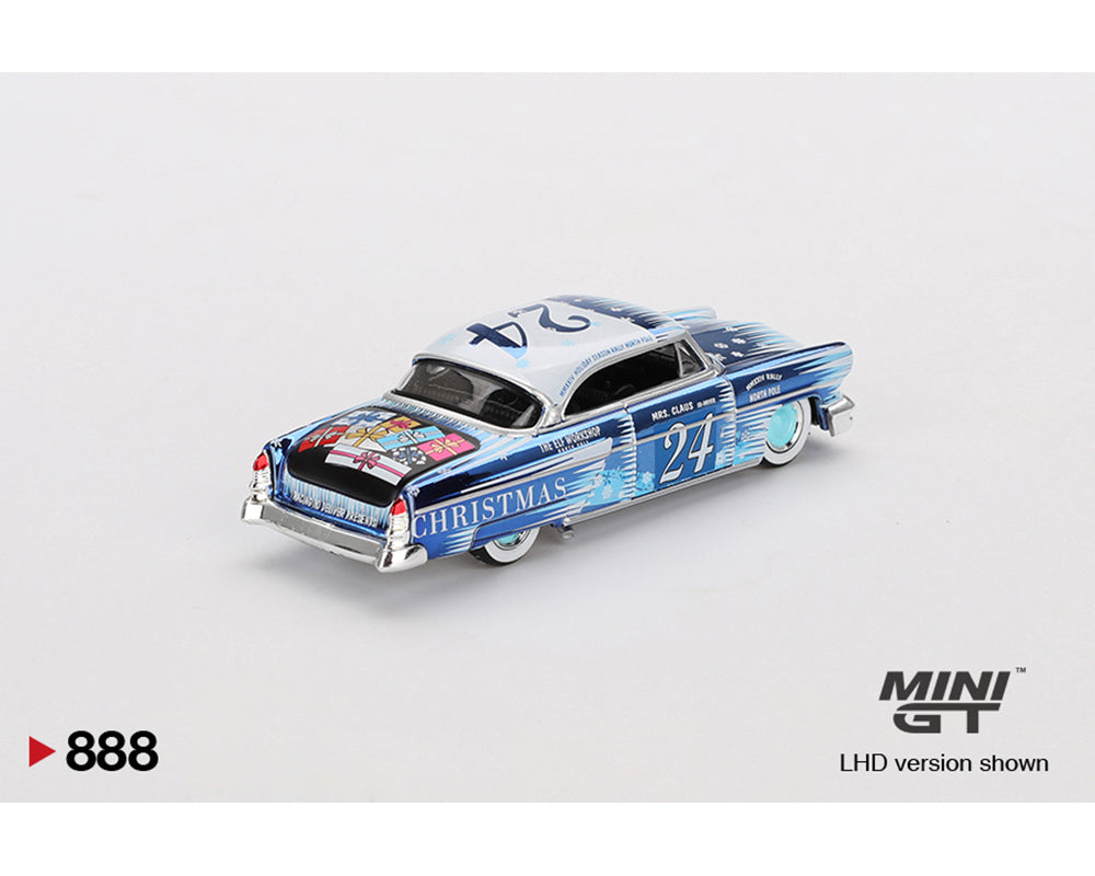 Mini GT 1/64 Lincoln Capri Christmas Hot Rod Set by Tim Sadchikov 2024 Christmas Edition Limited