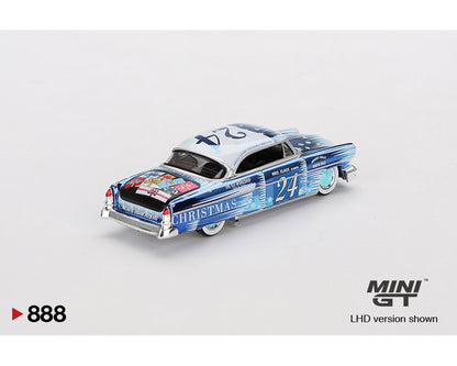 Mini GT 1/64 Lincoln Capri Christmas Hot Rod Set by Tim Sadchikov 2024 Christmas Edition Limited