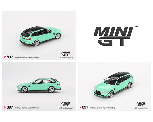 [ETA:  Nov 2025 ] Mini GT 1/64 BMW M3 M Performance Touring Mint Green