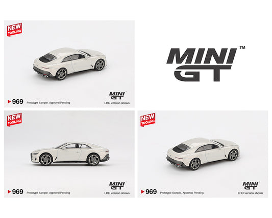 [ETA:  Nov 2025 ] Mini GT 1/64 Bentley Batur Bonneville Pearl