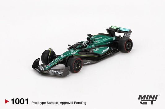 [ETA:  Nov 2025 ] Mini GT 1/64 Aston Martin AMR24 #18 Lance Stroll 
2024 F1 2024 Bahrain GP