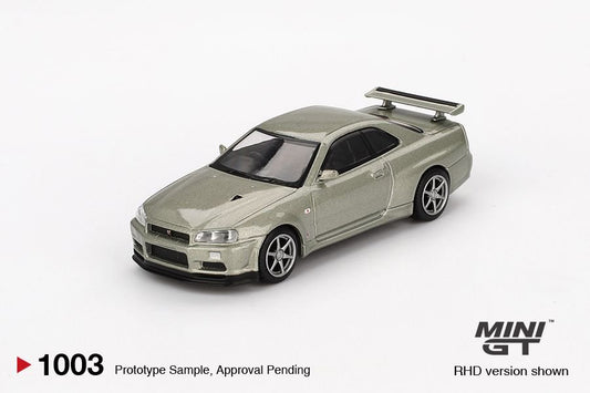 [ETA:  Sep 2025 ] Mini GT 1/64 Nissan Skyline GT-R (R34)  V-Spec II Nür
Millenium Jade