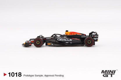 [ETA:  Nov 2025 ] Mini GT 1/64 Oracle Red Bull Racing RB20 
#1 Max Verstappen  2024 F1 2024 Bahrain GP Winner