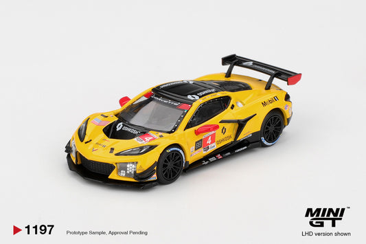 [ETA:  Sep 2026 ] Mini GT 1/64 Chevrolet Corvette Z06 GT3.R #4 Corvette Racing by Pratt Miller Motorsports 2025 IMSA Daytona 24 Hrs
