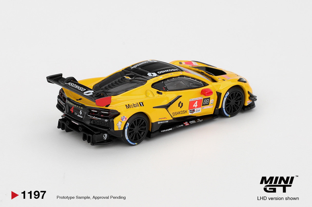 [ETA:  Sep 2026 ] Mini GT 1/64 Chevrolet Corvette Z06 GT3.R #4 Corvette Racing by Pratt Miller Motorsports 2025 IMSA Daytona 24 Hrs
