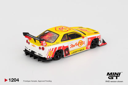 [ETA:  Sep 2026 ] Mini GT 1/64 Nissan LB-ER34 Super Silhouette SKYLINE Suppaiman Okinawa