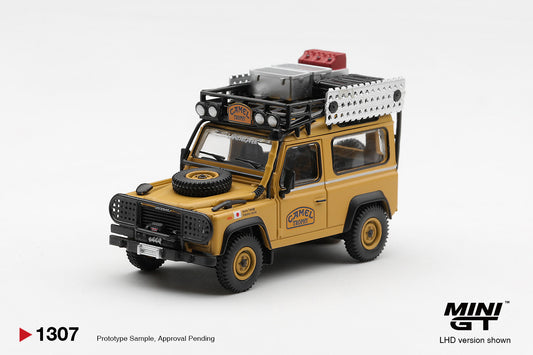 [ETA:  Jan 2027 ] Mini GT 1/64 Land Rover Defender 90 1985 Camel Trophy Borneo Team Japan