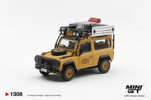 [ETA:  Jan 2027 ] Mini GT 1/64 Land Rover Defender 90 1985 Camel Trophy Borneo Team Brazil