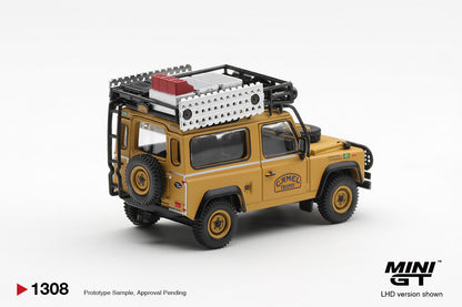 [ETA:  Jan 2027 ] Mini GT 1/64 Land Rover Defender 90 1985 Camel Trophy Borneo Team Brazil