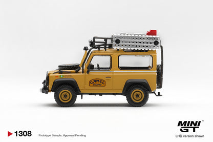 [ETA:  Jan 2027 ] Mini GT 1/64 Land Rover Defender 90 1985 Camel Trophy Borneo Team Brazil