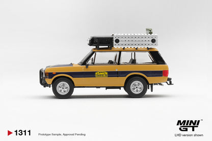 [ETA:  Jan 2027 ] Mini GT 1/64 Range Rover 1981 Camel Trophy Sumatra N.Sudmann & F.Hofmann