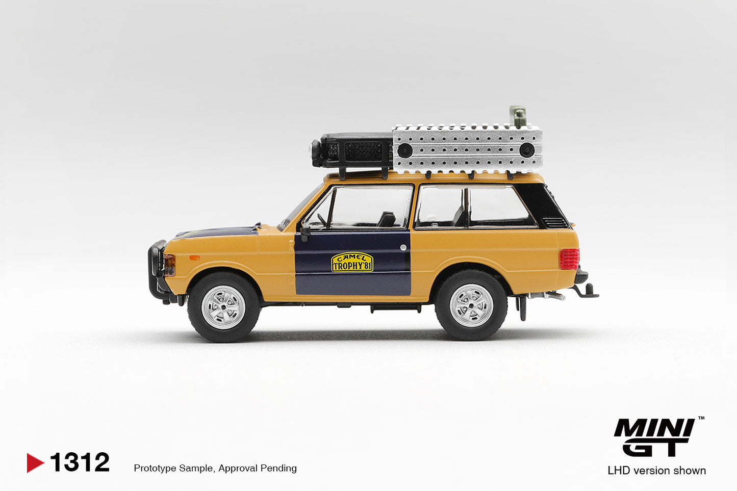 [ETA:  Jan 2027 ] Mini GT 1/64 Range Rover 1981 Camel Trophy Sumatra H.Fischer & W.Bays