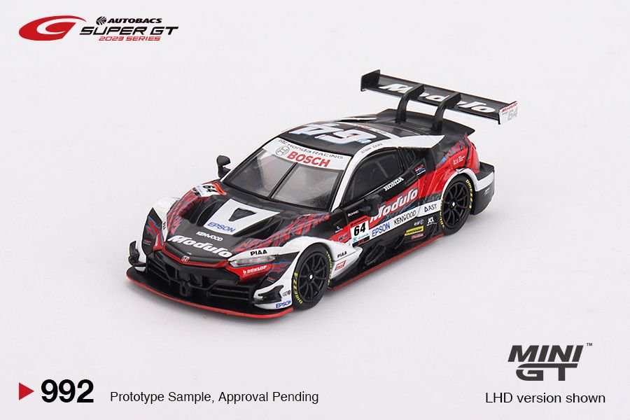 [ETA:  Oct 2025 ] Mini GT 1/64 Honda NSX-GT "Type S" GT500  #64 "Modulo NSX-GT"  Modulo Nakajima Racing  2023 SUPER GT Series ***Blister Packaging***