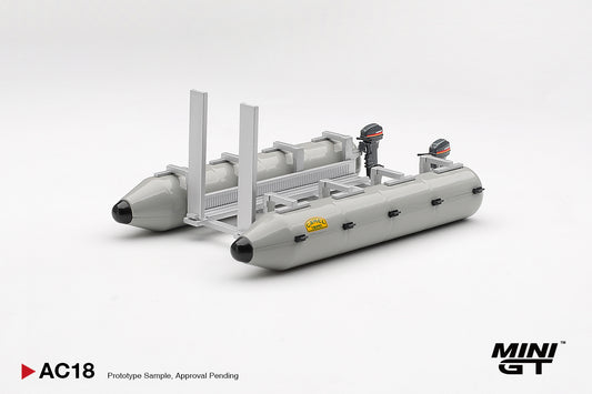 [ETA:  Jan 2027 ] Mini GT 1/64 Camel Trophy Pontoon Raft