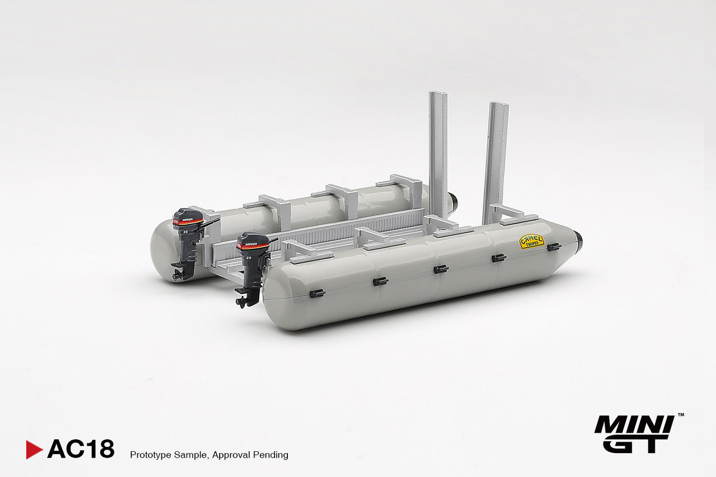 [ETA:  Jan 2027 ] Mini GT 1/64 Camel Trophy Pontoon Raft