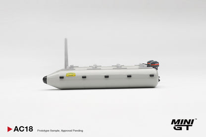 [ETA:  Jan 2027 ] Mini GT 1/64 Camel Trophy Pontoon Raft
