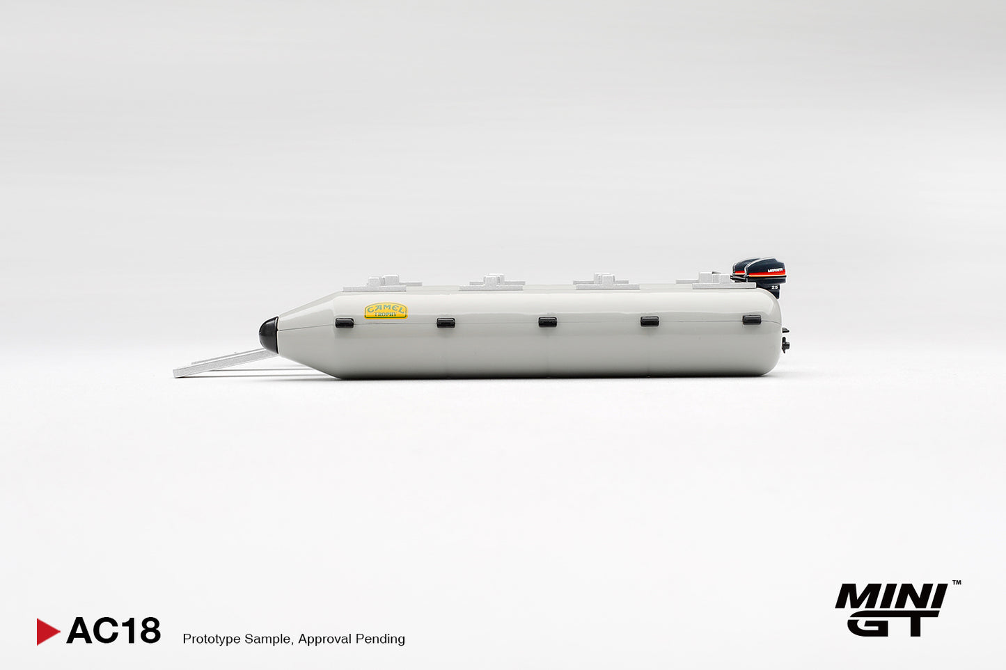 [ETA:  Jan 2027 ] Mini GT 1/64 Camel Trophy Pontoon Raft