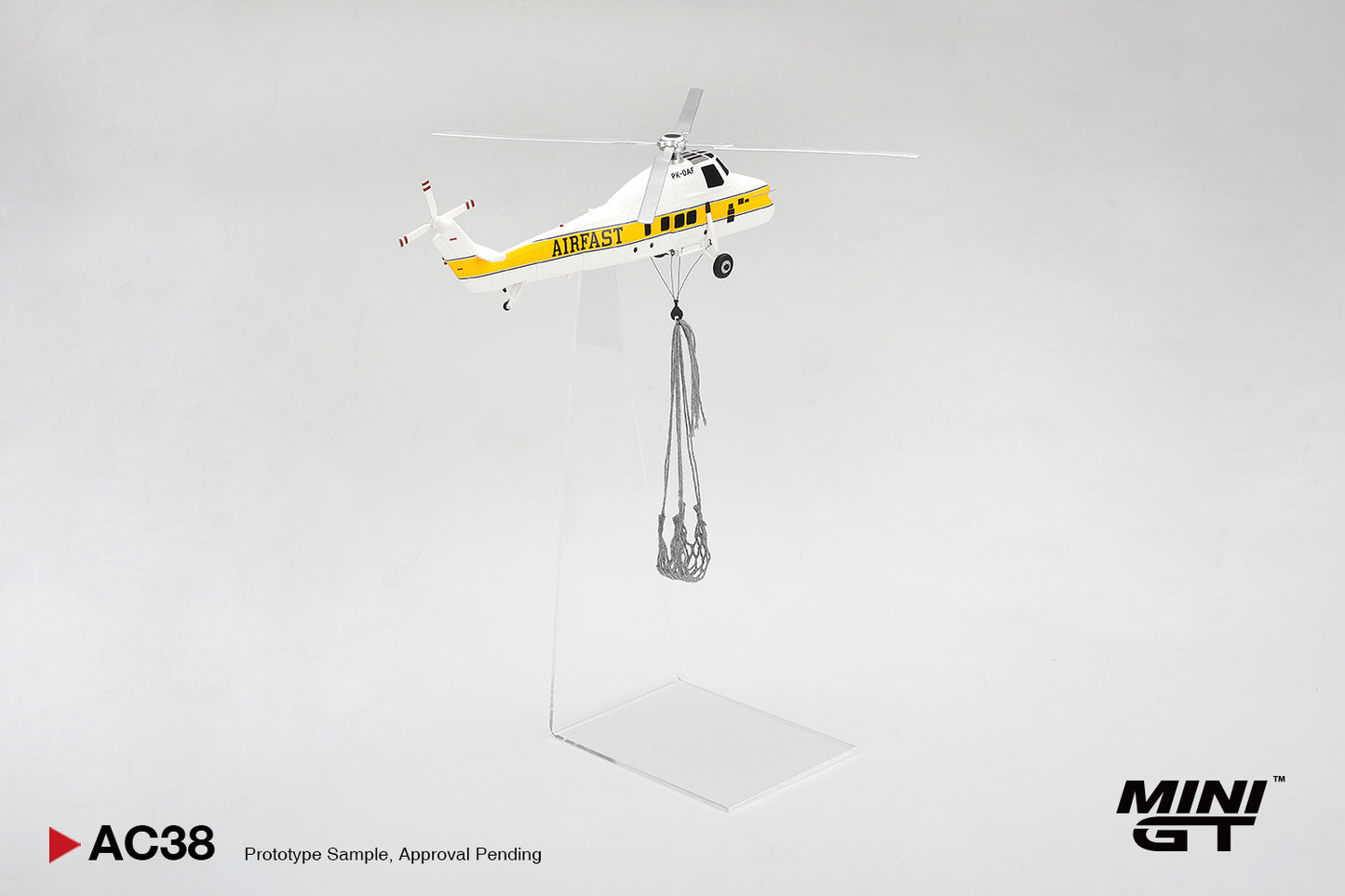 [ETA:  Jan 2027 ] Mini GT 1/64 Sikorsky S58T Helicopter 1985 Camel Trophy