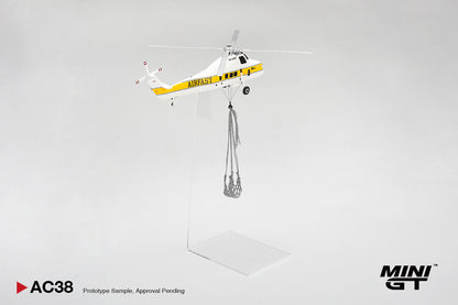 [ETA:  Jan 2027 ] Mini GT 1/64 Sikorsky S58T Helicopter 1985 Camel Trophy