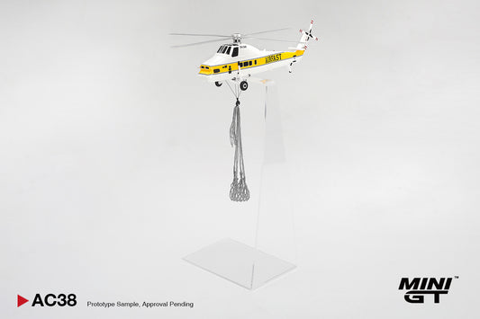 [ETA:  Jan 2027 ] Mini GT 1/64 Sikorsky S58T Helicopter 1985 Camel Trophy
