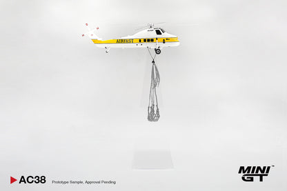 [ETA:  Jan 2027 ] Mini GT 1/64 Sikorsky S58T Helicopter 1985 Camel Trophy