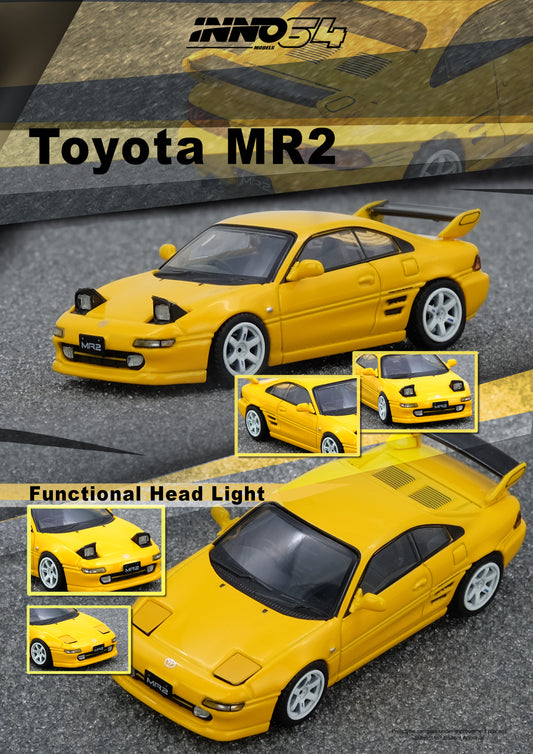 [ETA:  Feb 2031 ] Inno64 1/64 Toyota MR2 (SW20) Yellow