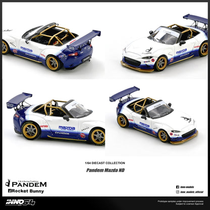 [ETA:  Sep 2026 ] Inno64 1/64 Mazda MX-5 (ND) Miata "PANDEM ROCKET BUNNY" V1.0