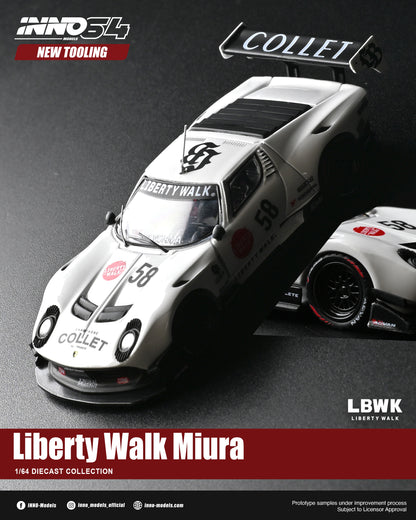 [ETA:  Nov 2026 ] Inno64 1/64 LB-Silhouette WORKS Miura GT (**With Chance of Chase**)