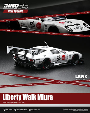 [ETA:  Nov 2026 ] Inno64 1/64 LB-Silhouette WORKS Miura GT (**With Chance of Chase**)