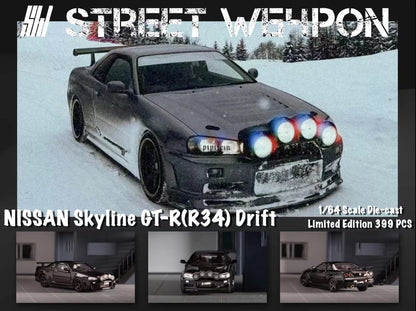 Stance Hunter x Street Weapon 1/64 Skyline GT-R R34 Nismo Z-Tune