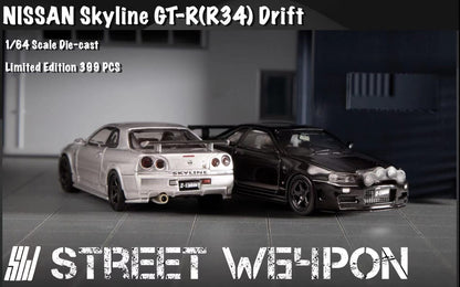 Stance Hunter x Street Weapon 1/64 Skyline GT-R R34 Nismo Z-Tune