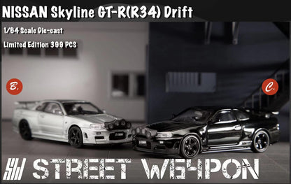 Stance Hunter x Street Weapon 1/64 Skyline GT-R R34 Nismo Z-Tune