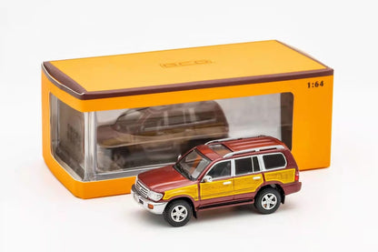 GCD 1/64 Toyota Land Cruiser LC100 Wooden Brown